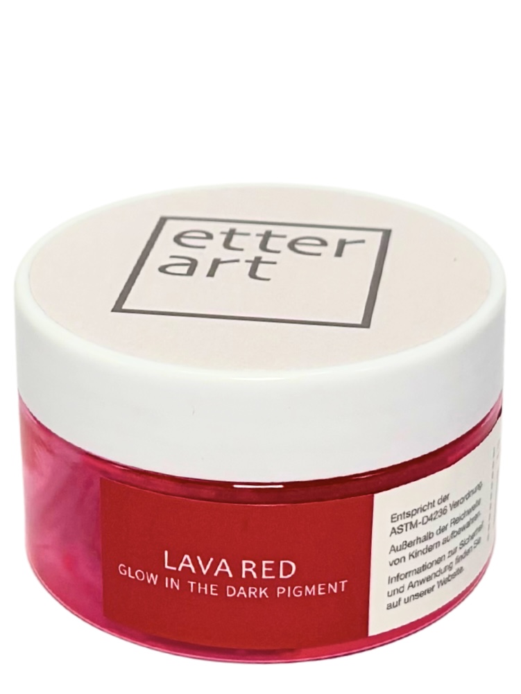 Glow in the Dark Fluorecent Lava Red