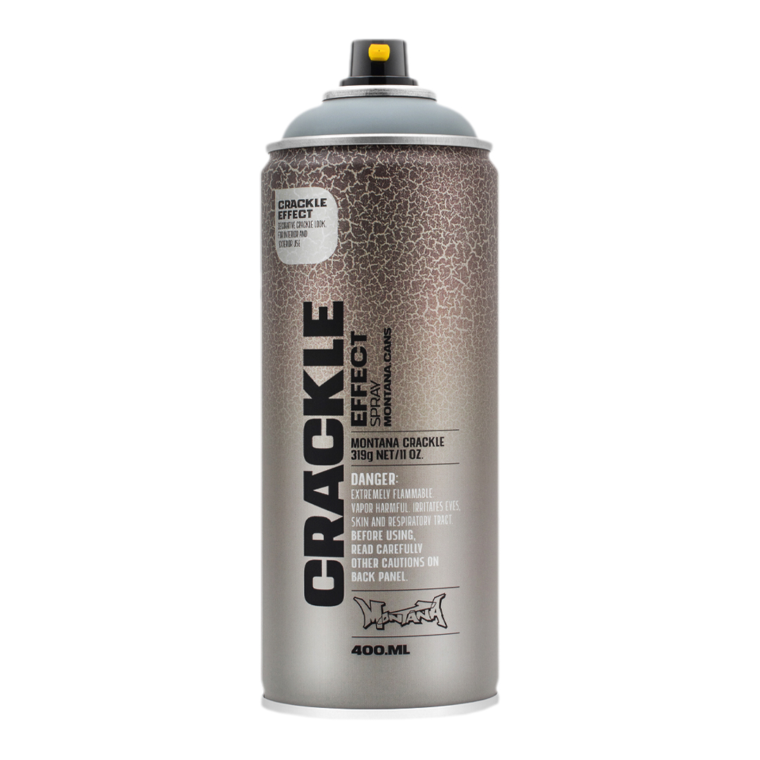 Montana CRACKLE Effect Spray Traffic Black 400 ml