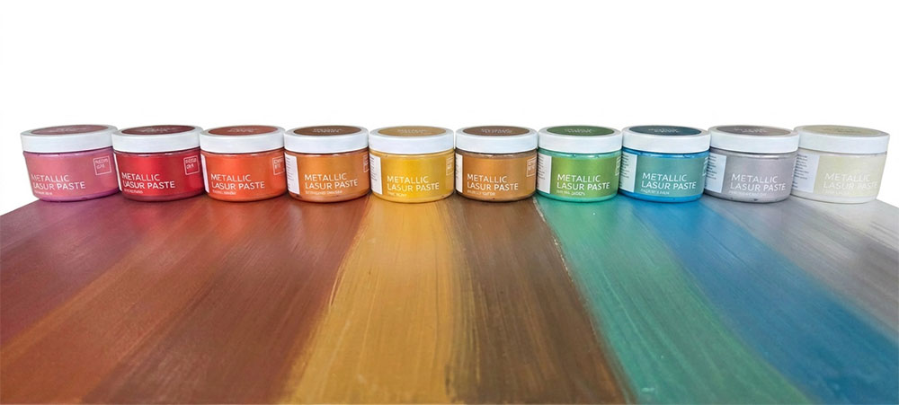 Metallic Glaze Paste 150 ml Burnt Amber