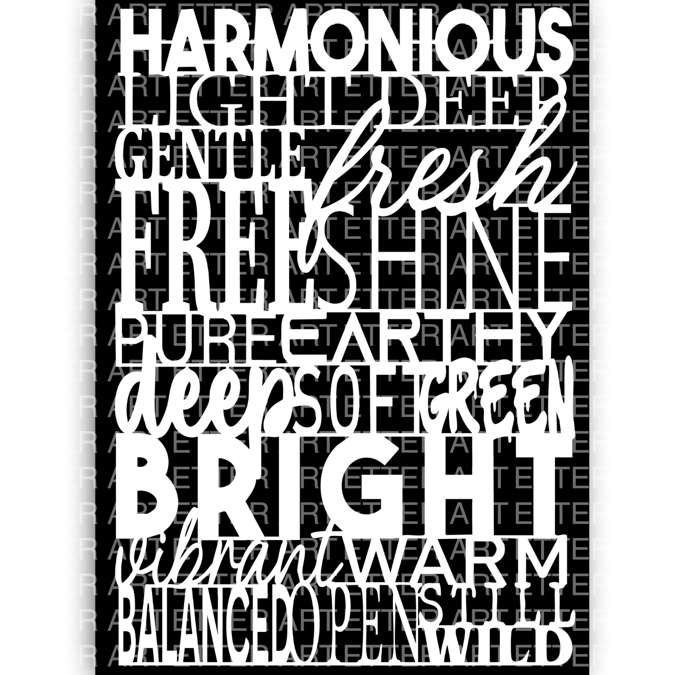 NATURAL SOULWORDS 4 (EN) - 42,0 x 59,4 cm