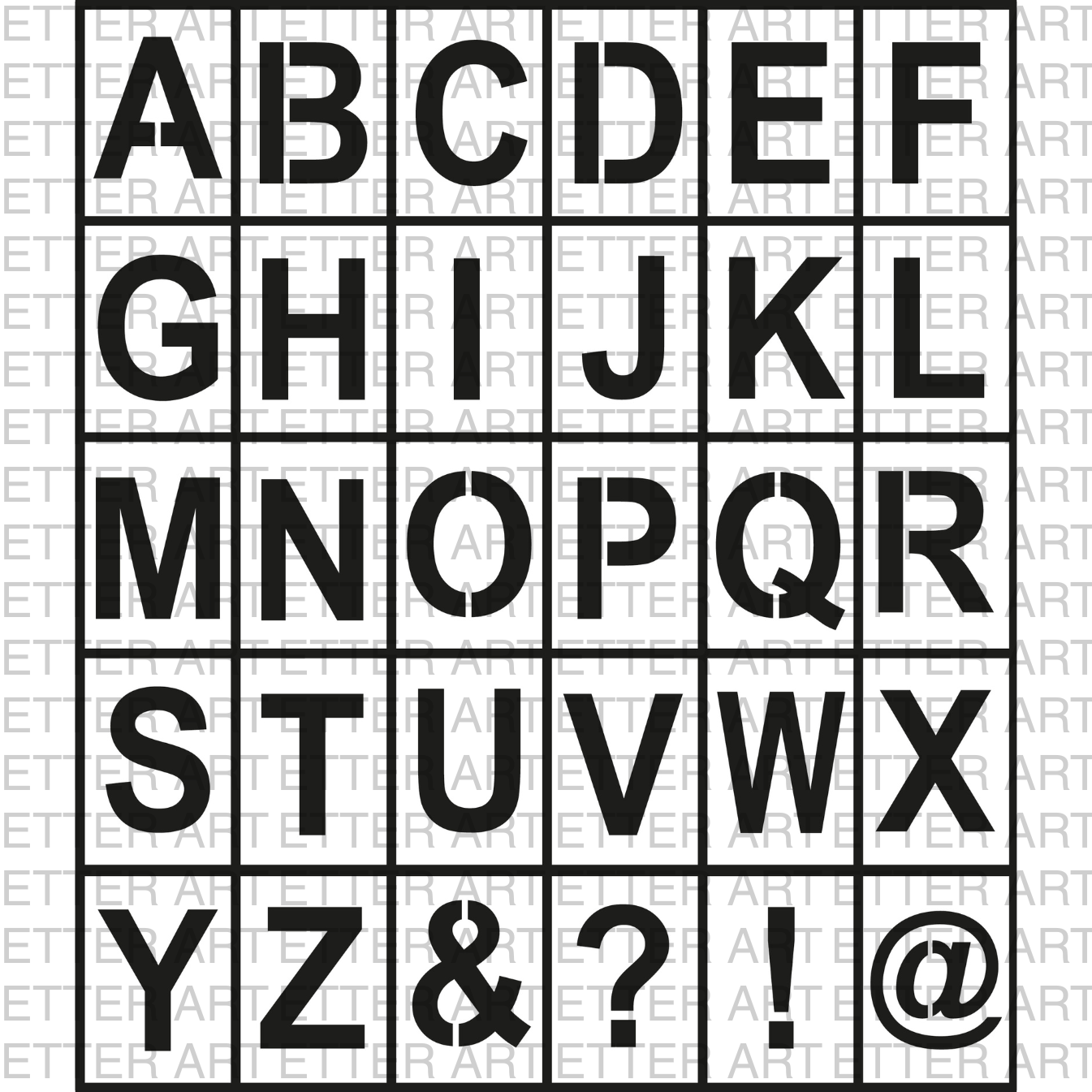 Buchstaben-Sets