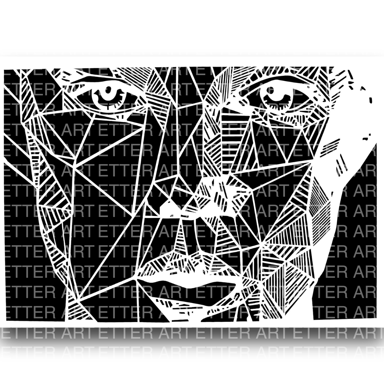 GEO FACE 2 - 59,4 x 84,1 cm