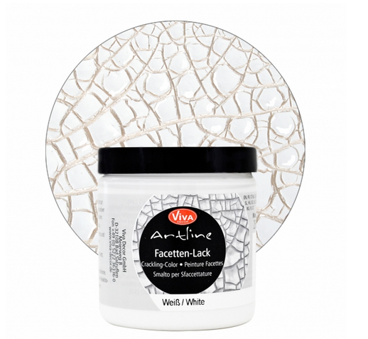 Faceted Varnish Crackling Color White 250 g